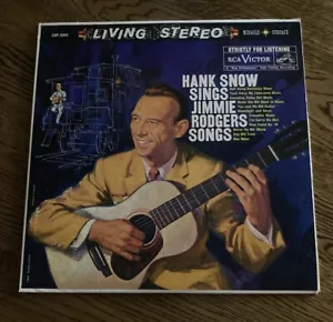 Hank Snow Sings Jimmie Rodgers Songs Vinyl LP Record Original 1960 Press! NM!! - Picture 1 of 5