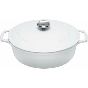 Chasseur 27cm Oval French Oven Brilliant White 4L Casserole Cast Iron - Bild 1 von 1