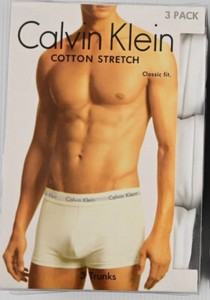 Calvin Klein CK  Men's Boxer Briefs 3 Pack - white