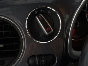 Fits VW beetle 2011- Polished Aluminum Light Switch Ring 1 piece - Picture 1 of 6