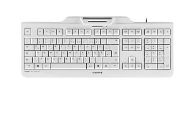Cherry KC 1000 SC grau USB Security Tastatur mit Chipkarten-Terminal DE 12M - Bild 1 von 2