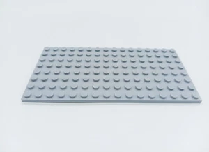LEGO 8x16 GRIGIO CHIARO Base piastra di base - BORCHIE 8x16 (spille) - Nuovissima - Foto 1 di 3
