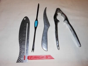 Vintage Meeresfrüchte Utensilien 4 Stück - Bild 1 von 2