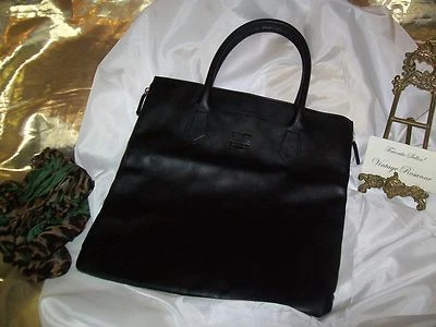 Bolso Shopper Givenchy Negro NUEVO Perfumes Imitación Cuero Cremallera Laterales NUEVO Foto 1 de 4