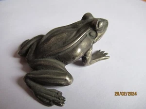 Vintage bronze frog. Sculpture Paperweight. Signed. Jean Maillard (1901-1993) - Picture 1 of 13