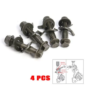 US 4PCS Car Four Wheel Alignment Adjustable Camber Bolts 10.9 Intensity Pretty - Bild 1 von 8
