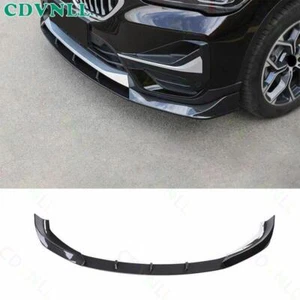 For BMW X1 F48 2016-2021 ABS Carbon Fiber Front Bumper Lip Spoiler Bodykit 3PCS - Picture 1 of 5