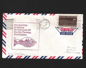 OPC 1967 PRIMER vuelo Seattle/Tacoma lavado AM-29 - Imagen 1 de 2