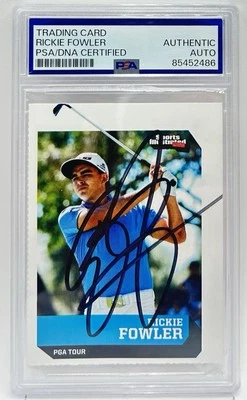 Rickie Fowler Signed 2016 Sports Illustrated Card PGA Masters Auto PSA/DNA - Image 1 of 2