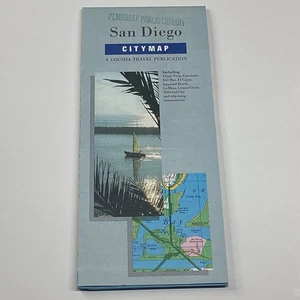 Gousha San Diego City Map Folded Travel Map by H.M. Gousha - Imagen 1 de 2