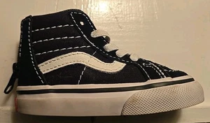 Vans Old Skool Sk8 Hi Toddler Shoes Size 4 Zipper Back Sneakers 721356 Slip On - Picture 1 of 5