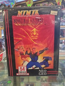NINJA COMMANDO NEO GEO AES DOGTAG ENGLISH VERSION AUTHENTIC SNK