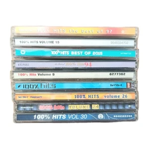 100% Hits The Best Cd Bundle x 9 - Top 40 Various Artists Compilations FREE POST - Picture 1 of 5