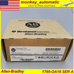 Allen-Bradley 1769-OA16 CompactLogix 16 Pt 240VAC D/O Module New Factory Sealed - Picture 1 of 5