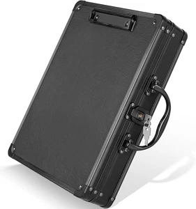 Key Lock Clipboard Storage Box, Heavy Duty Clipboard with Storage, Metal Locking - Picture 1 of 12