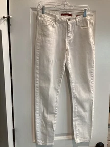 Banana Republic White Skinny Jeans Women’s Size 27/4 Limited Edition Slim Fit - Picture 1 of 9