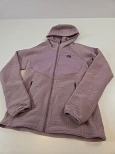 Felpa con cappuccio Outdoor Research Fleece donna viola media con vigore più griglia full zip - Foto 1 di 12