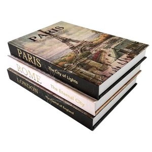 Decorative Books for Home Decor, Beautiful Set of 3. Decorative Boxes, not pa... - Picture 1 of 8