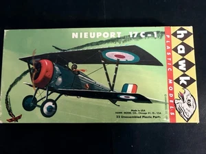 Hawk Nieuport 17C-1 Maßstab 1:48 1958 USA Modell Nr. 613-60 Kompletter Vintage Bausatz - Bild 1 von 8