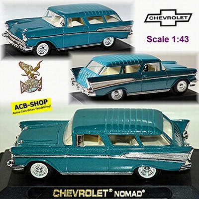 Chevrolet Bel Air Nomad 1957 Grün Green 1:43 Road Legend - Image 1 of 4