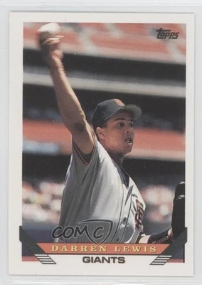 1993 Topps Blank Back Darren Lewis #176 - Image 1 of 2