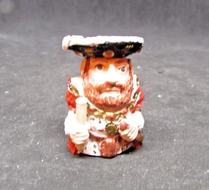 Pewter "Toby Mug style" Thimble - The Torch Bearer - approx. 2" tall         (G - Picture 1 of 8