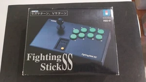 Hori Fighting Stick Ss Hss-07 Para Sega Saturn Japonés Usado Con Caja - Imagen 1 de 14