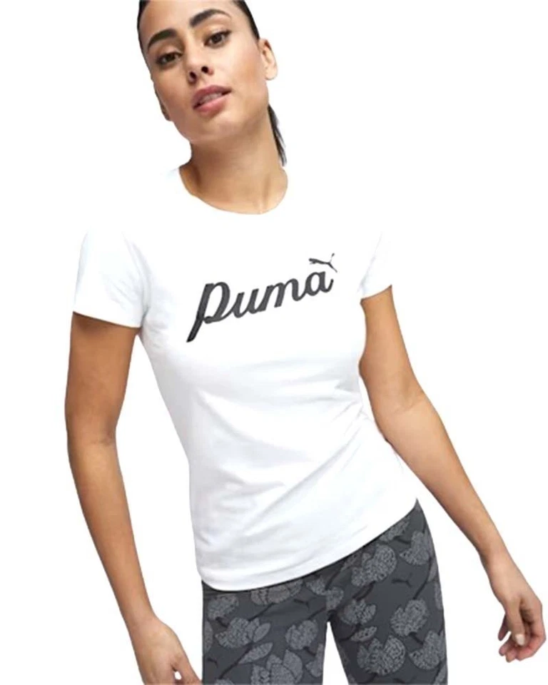 Camiseta Essential + Script Puma Foto 1 de 1