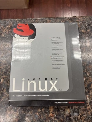 RED HAT Linux 7.3 Operating System The Linux Professional Brand New SEALED - Image 1 of 4
