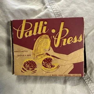 Vintage Ellingers Patti Presse Achatholz mit Originalkarton - Bild 1 von 10