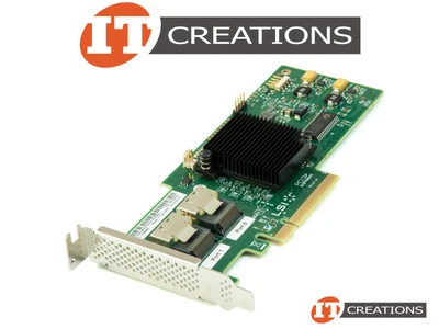 IBM SERVERAID M1015 ADAPTER PCI-E 2.0 X8 RAID CONTROLLER CARD 46M0831-LOW P - Image 1 of 2