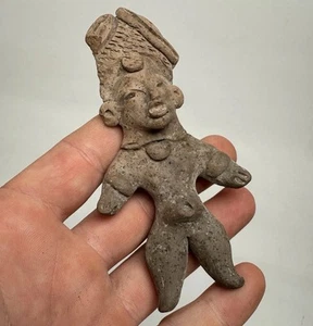 Pre-Columbian Preclassic Tlatilco Ceramic Human Figurine Ca 400 BC - Bild 1 von 10