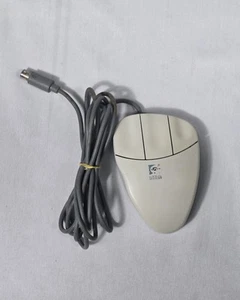 Vintage Logitech Mouseman 3 Button Serial-MousePort M-CQ38 Mechanical Ball Mouse - Picture 1 of 3