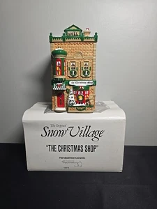 Department Dept 56 Original Snow Village - The Christmas Shop 5097-0 With Box - Bild 1 von 9