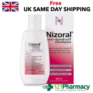 Anti Dandruff Shampoo For All Types Hair Flaky Itchy Scalp Treatment Nizoral Uk - Picture 1 of 7