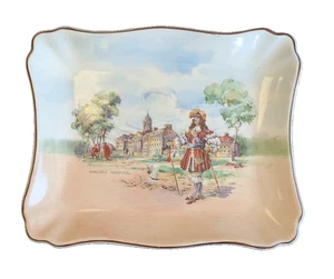 Royal Doulton HISTORIC ENGLAND 9" Rectangular TRAY Chelsea Hospital - Picture 1 of 4