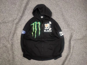 Sudadera con Capucha Cremallera Completa Ken Block DC x Monster Energy Rally Car De Colección Rara - Imagen 1 de 20