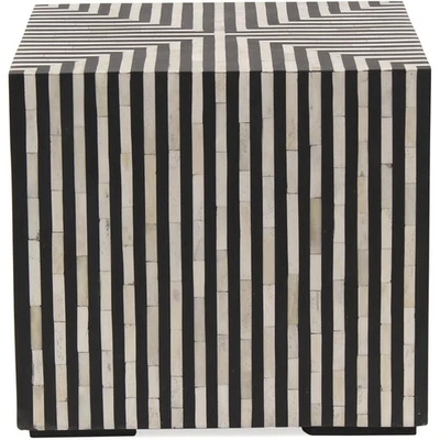 Mesa auxiliar multicolor Moe's Home Collection GZ-1149-37 Terning 18 X 18 pulgadas Foto 1 de 4