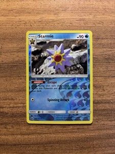 💎Starmie 16/111 Pokemon Card Sun & Moon Crimson Invasion Rare Reverse Holo LP - Bild 1 von 2