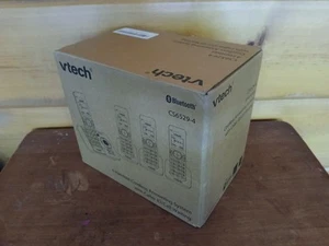 VTech CS6529-4 4-Handset DECT 6.0 Cordless Phone Gray - Picture 1 of 2