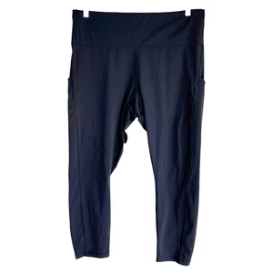 Athleta Ultimate Stash Pocket 7/8 Leggings schwarz Größe 2X Training Gym Athleisure - Bild 1 von 5