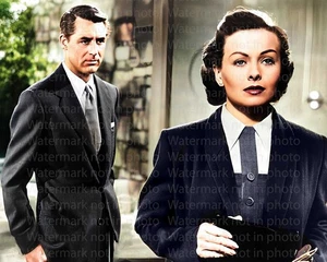 Cary Grant & Jeanne Crain 8x10 RARE COLOR Photo 750 REMASTERED - Picture 1 of 1