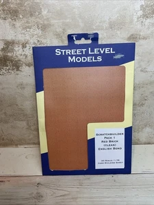 Street Level Models Red Brick English Bond (clean) OO Scale 1:76 - Picture 1 of 3