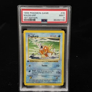 Magikarp #365 1st Edition Base Set 1999 Pokémon Game PSA 9 💦 - Picture 1 of 3