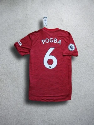 20/21 Manchester United POGBA *Player Issued* Soccer Jersey Football Shirt - image 1 of 4
