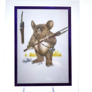 2022 Star Wars Galaxy Chrome OT-3 purple /50 Wookie Concept Art - Picture 1 of 11