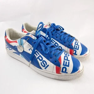 Taglia 11,5 - Sneakers PUMA Pepsi x Basket Bianco Blu 368345 01 - Foto 1 di 23