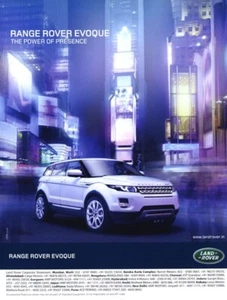 Land Rover 2012 automóvil 1 página revista anuncio - Imagen 1 de 1