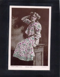 F1820 Glamour Phyllis Dare Philco Glitter PU1906 vintage postcard - Picture 1 of 2