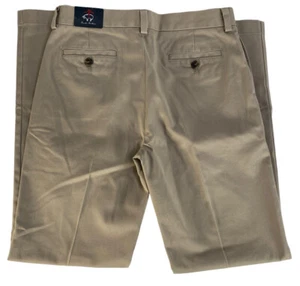 Brooks Brothers Pants Womens Size 14 Mid Rise Slash Pockets Beige - Picture 1 of 9